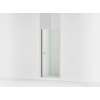 67" H pivot shower door with 1/4"-thick glass