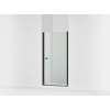 67" H pivot shower door with 1/4"-thick glass