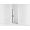 67" H pivot shower door with 5/16"-thick glass