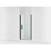 67" H pivot shower door with 5/16"-thick glass