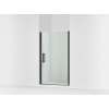 67" H pivot shower door with 5/16"-thick glass