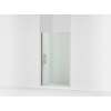 67" H pivot shower door with 5/16"-thick glass
