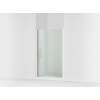 67" H pivot shower door with 5/16"-thick glass