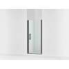 67" H pivot shower door with 1/4"-thick glass