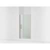 67" H pivot shower door with 1/4"-thick glass