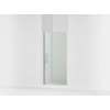 67" H pivot shower door with 1/4"-thick glass
