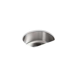 23-3/4" undermount single-bowl kitchen sink