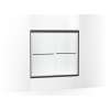 Frameless sliding bath door 54-5/8"-59-5/8" W x 55-3/16" H