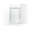 Frameless sliding shower door 42-5/8 - 47-5/8" W x 69-3/4" H