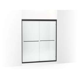 Frameless sliding shower door 54-5/8"-59-5/8" W x 69-3/4" H