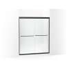 Frameless sliding shower door 54-5/8"-59-5/8" W x 69-3/4" H