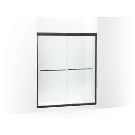 Frameless sliding shower door 54-5/8"-59-5/8" W x 69-3/4" H
