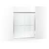 Frameless sliding shower door 54-5/8"-59-5/8" W x 69-3/4" H