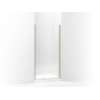 Headerless frameless pivot shower door 36" max opening x 67" H