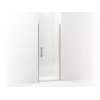 Headerless frameless pivot shower door 30" max opening x 67" H