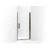 Headerless frameless pivot shower door 36" max opening x 67" H