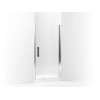 Headerless frameless pivot shower door 36" max opening x 67" H