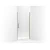 Headerless frameless pivot shower door 39" max opening x 67" H