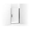 Headerless frameless pivot shower door 42" max opening x 67" H