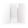 Headerless frameless pivot shower door 42" max opening x 67" H