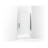 Headerless frameless pivot shower door 42" max opening x 67" H