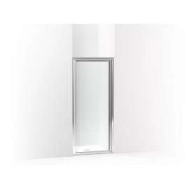 65-1/2" H pivot shower door with 1/8"-thick glass