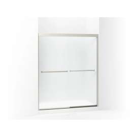 Frameless sliding shower door 54-3/8"-59-3/8" x 69-11/16"