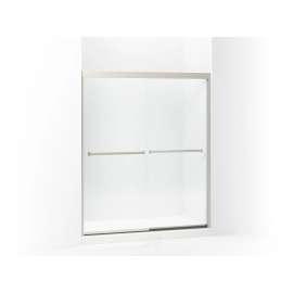 Frameless sliding shower door 54-3/8"-59-3/8" x 69-11/16"