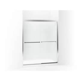 Frameless sliding shower door 54-3/8"-59-3/8" x 69-11/16"