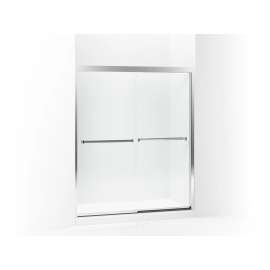 Frameless sliding shower door 54-3/8"-59-3/8" x 69-11/16"