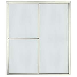 Framed sliding shower door 54-3/8"-59-3/8" W x 69-7/8" H