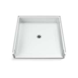 39-3/8" x 39-3/8" Vikrell(R) shower base, center drain