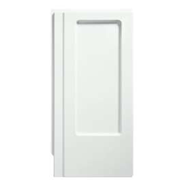 39-3/8" Vikrell(R) shower end wall set with Aging in Place backerboards