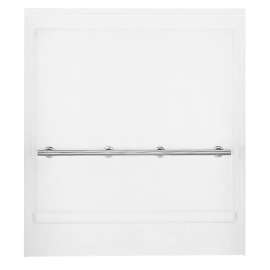 63-1/4" Vikrell(R) shower back wall with grab bar