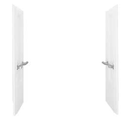 39-3/8" Vikrell(R) end wall set with grab bars