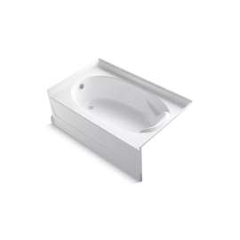 60" x 36" Vikrell(R) bath, left above-floor drain