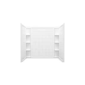 60" x 36" Vikrell(R) bath/shower wall set
