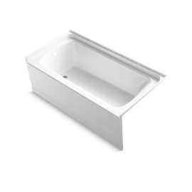 60" x 30" Vikrell(R) bath, left above-floor drain