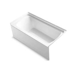 60" x 30" Vikrell(R) bath, right above-floor drain