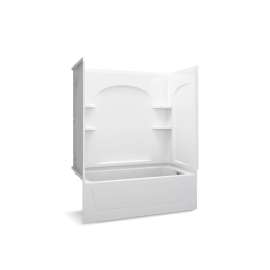 60" x 32" Vikrell(R) bath/shower wall set
