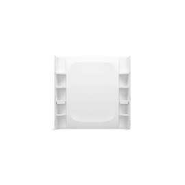 60" x 30" Vikrell(R) bath/shower wall set with Aging in Place backerboards