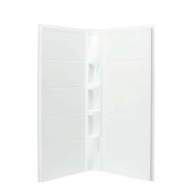 39" x 39" Vikrell(R) tile neo-angle shower wall set
