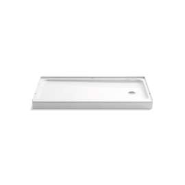 60" x 30" Vikrell(R) shower base, right drain