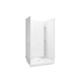 42" x 36" Vikrell(R) shower, center drain