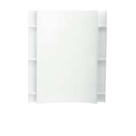 60" Vikrell(R) shower back wall with Aging in Place backerboards