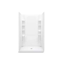 48" x 34" Vikrell(R) shower, center drain