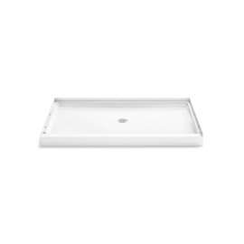 60" x 36" Vikrell(R) shower base, center drain