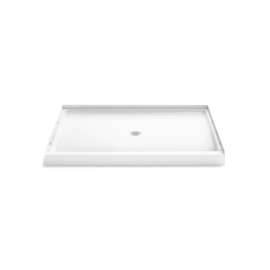 60" x 42" Vikrell(R) shower base, center drain