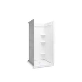 36" x 34" Vikrell(R) shower, center drain