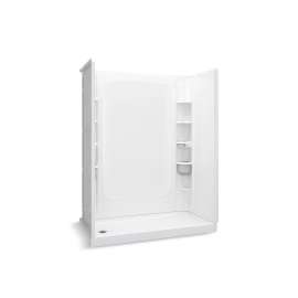 60" x 30" Vikrell(R) shower, left drain